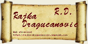 Rajka Dragucanović vizit kartica